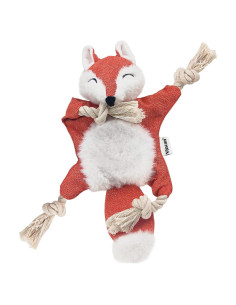 Juguete para Perro Zorro Vitscan con Squeaker y Cuerda 27cm