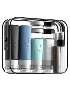 Conjunto de 17 Botellas de Viaje INSFIT Aprobadas por TSA