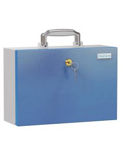 Caja Fuerte Portátil WeHere de Acero 2.3 kg, 0.3 Pies