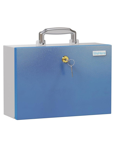 Caja Fuerte Portátil WeHere de Acero 2.3 kg, 0.3 Pies