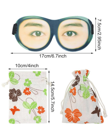 Máscara de Ojos 3D Honbay Suave para Dormir Ajustable