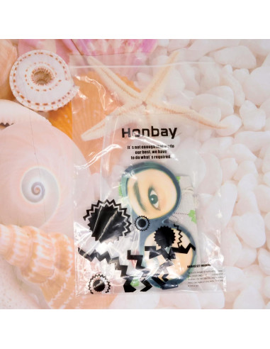 Máscara de Ojos 3D Honbay Suave para Dormir Ajustable