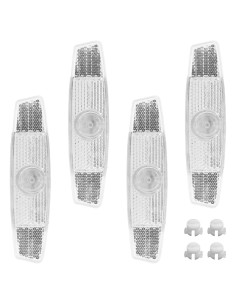 Reflectores de Bicicleta Coufce - Seguridad Nocturna, 4 Piezas