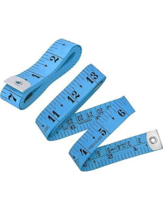 Paquete de 2 cintas métricas de tela suave Shah 150 cm 2