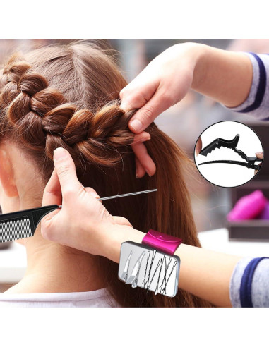Juego de Pulsera Magnética y Peines Rabetly para Estilistas