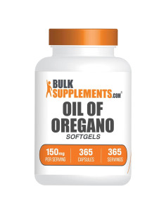 Cápsulas Blandas de Aceite de Orégano BulkSupplements 150mg 365u