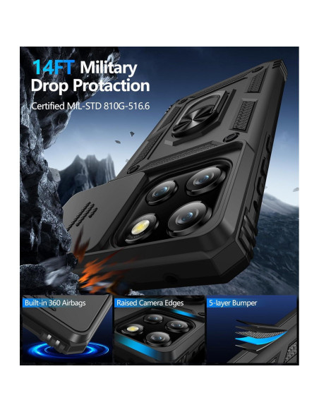 Funda Taisairu para Motorola Moto G Stylus 5G 2025 - Protección Completa, Soporte y Cubierta de Lente