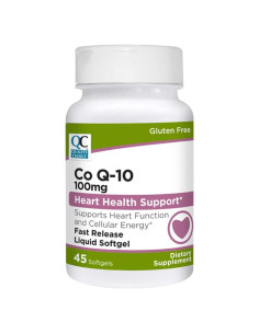 Suplemento CoQ10 100mg Quality Choice - 45 Softgels Sin Gluten