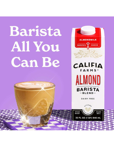 Leche de Almendra Barista Califia Farms 1.89 L (Paquete de 6)
