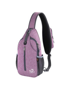 Mochila Cruzada WATERFLY US-XB-C Púrpura 38x17x8 cm
