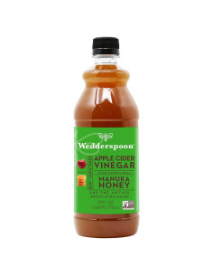 Vinagre de Sidra de Manzana Wedderspoon 750 ml con Miel de Manuka