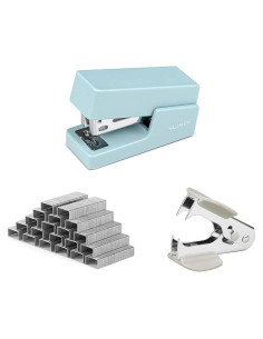 Mini Grapadora Leven Azul 20 Hojas con 640 Grapas