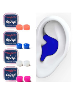 Tapones de Silicona GyOnyx para Nadar - 4 Pares Reutilizables