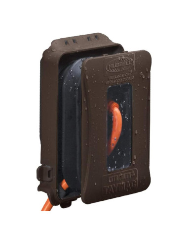 Cubierta de Enchufe Eléctrico TayMac ML500 1 Gang Bronce