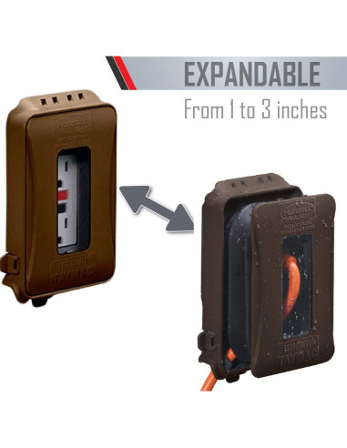 Cubierta de Enchufe Eléctrico TayMac ML500 1 Gang Bronce