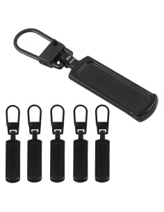 Tiradores de Cremallera Hitefu 6PCS Universal Negro