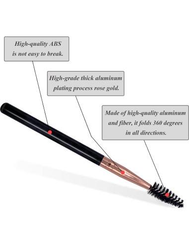 Conjunto de 10 Varitas Cepillo de Pestañas y Cejas UorPoto