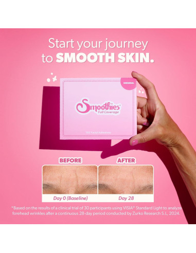 Parches Faciales Smoothies para Arrugas - Cobertura Completa 192 Piezas