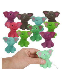 Juguetes de Baño Elefantes de Goma ArtCreativity - 12 Piezas