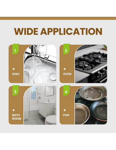 Recargas de Esponja HELIME para Varita de Platos - 6 Piezas