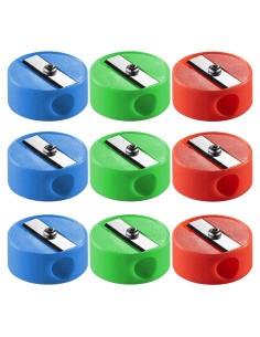 Sacapuntas Mini Bedwina - Paquete de 9 Colores para Niños