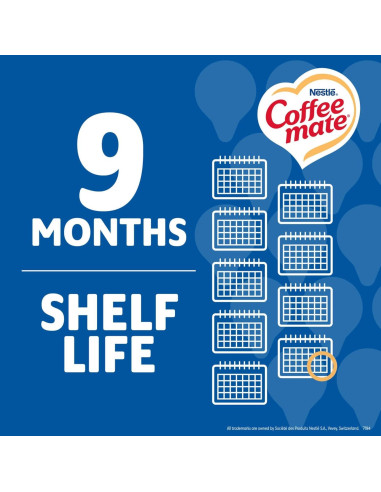 Crema líquida de almendras Coffee-Mate sabor vainilla 50 unidades