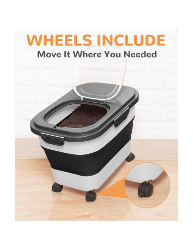 Contenedor de Almacenamiento de Comida para Perros DDMOMMY 10.43kg