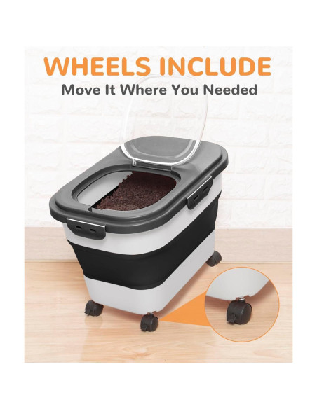 Contenedor de Almacenamiento de Comida para Perros DDMOMMY 10.43kg