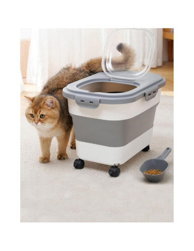 Contenedor de Almacenamiento de Comida para Perros DDMOMMY 10.43kg