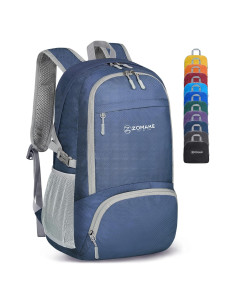 Mochila Plegable ZOMAKE 30L Resistente al Agua Azul Marino