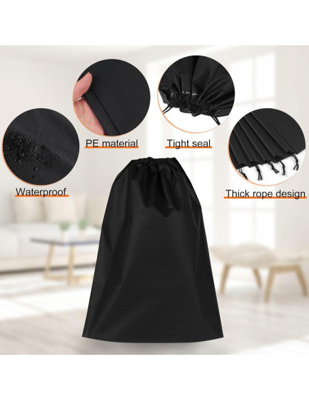 18 Bolsas para Zapatos de Viaje PE 30x40cm - Unisex 18 Bolsas para Zapatos de Viaje PE 30x40cm - Unisex