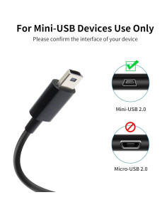 Cable Divisor Mini USB Dual RIIEYOCA 1m Carga y Datos 2