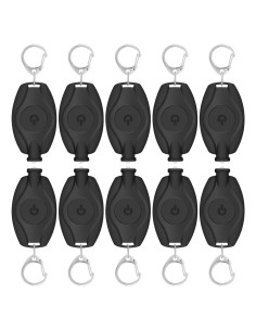 Paquete de 10 Linternas de Llavero RISEMART LED 14 Lúmenes