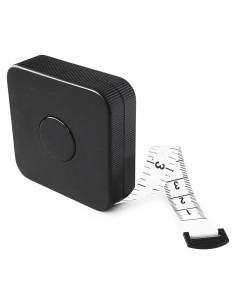 Cinta Métrica Perfecta SR18 - Retráctil 3m Negra Flexible