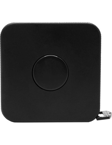 Cinta Métrica Perfecta SR18 - Retráctil 3m Negra Flexible