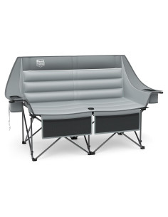 Silla de Camping Doble TIMBER RIDGE Acolchada 272 kg