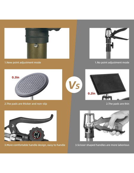 Soportes de Gabinete MANQO Ajustables 32-60 cm, 70 kg, 2 Piezas