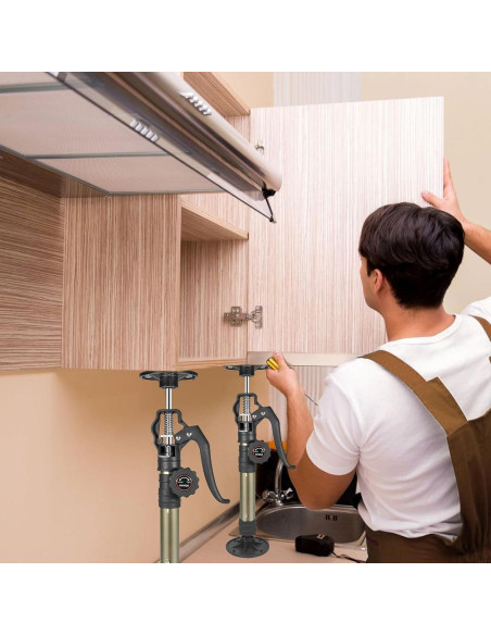 Soportes de Gabinete MANQO Ajustables 32-60 cm, 70 kg, 2 Piezas