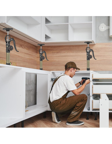 Soportes de Gabinete MANQO Ajustables 32-60 cm, 70 kg, 2 Piezas