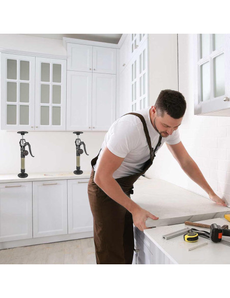 Soportes de Gabinete MANQO Ajustables 32-60 cm, 70 kg, 2 Piezas