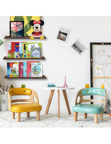 Estanterías Flotantes de Madera AZSKY 61x24cm Juego de 3