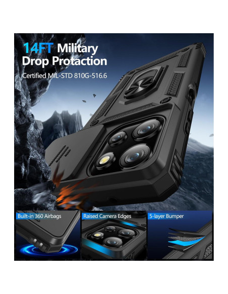 Funda Taisairu para Motorola Moto G Power 5G 2025 - Negro