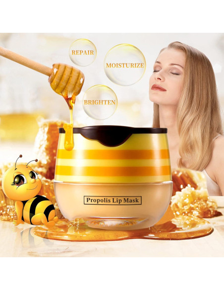 Mascarilla Labial Hidratante de Miel LSxia 2 PCS 5.5g