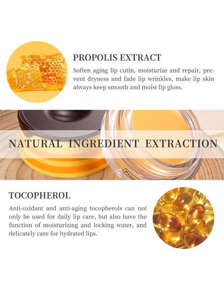 Mascarilla Labial Hidratante de Miel LSxia 2 PCS 5.5g