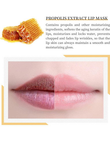 Mascarilla Labial Hidratante de Miel LSxia 2 PCS 5.5g