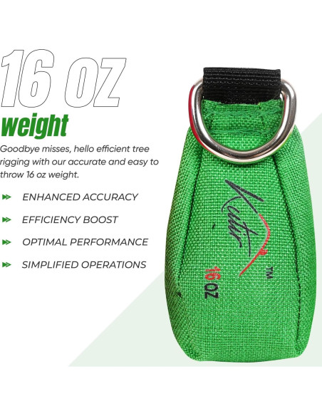 Kit de peso y línea de lanzamiento Kutir 0,45 kg 45,72 m