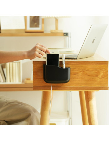 Soporte Adhesivo para Control Remoto SUNFICON Negro 14x5.5x9 cm