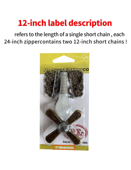Cadena de Tirar para Ventilador de Techo EIKOSON Antiguo 30.48 cm