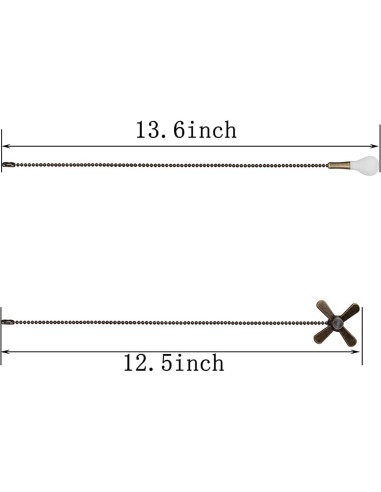 Cadena de Tirar para Ventilador de Techo EIKOSON Antiguo 30.48 cm