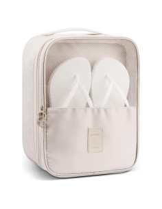 Bolsa para Zapatos Mossio Beige - Organizador de Viaje 3 Pares